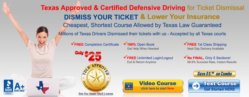 Texas approved defensive driving online